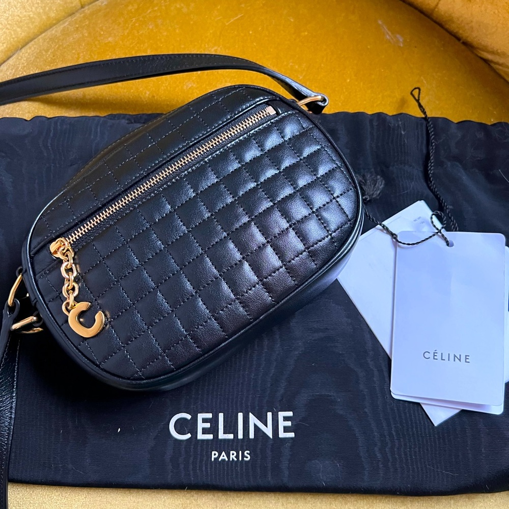 CELINE C CHARM CAMERA BAG